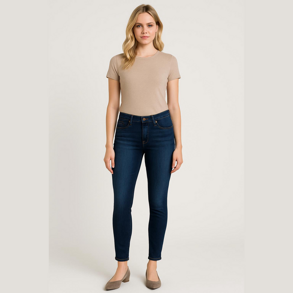 𝅺Banana Republic Mid-rise Skinny Ankle Jeans Size 26S - Picture 1 of 16